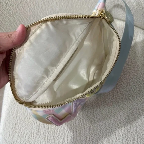 Stoney Clover Personalized Rainbow Gingham Fanny Pack - Picture 3 of 4